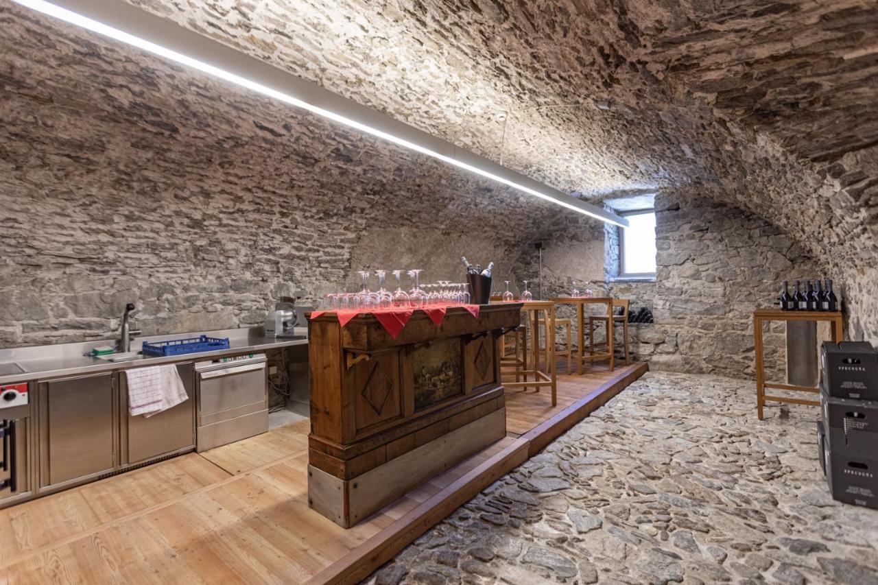 Hotel Restaurant Stockalperturm Ruden Buitenkant foto